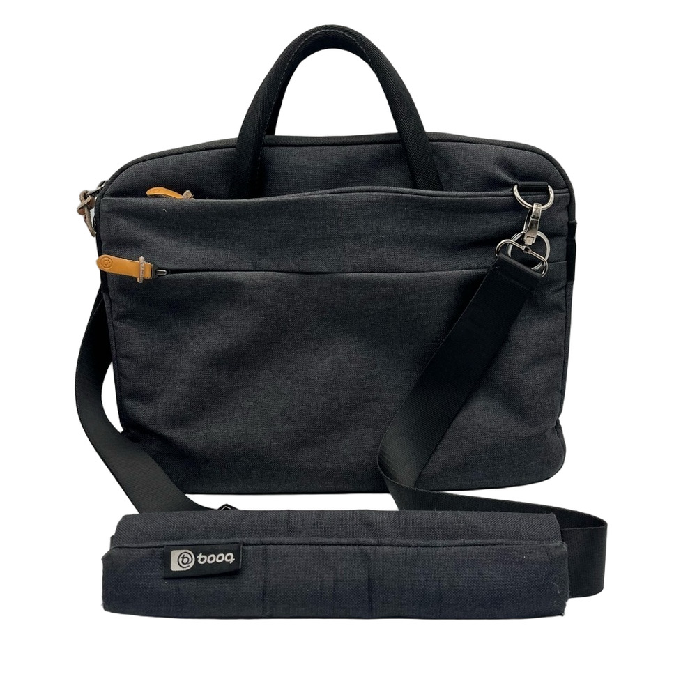 Booq SuperSlim Charcoal Carrier Macbook 12-13" Laptop Bag Slim Adjustable Strap